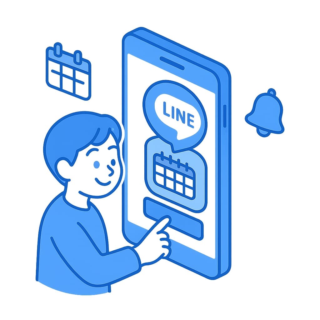 Reserve Navi LINE予約管理イメージ